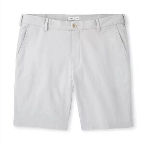 Peter Millar Men’s Pilot Twill Shorts -Light Grey Size 40 New